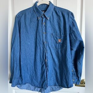 Vintage Polo Ralph Lauren Blue Button Down Shirt